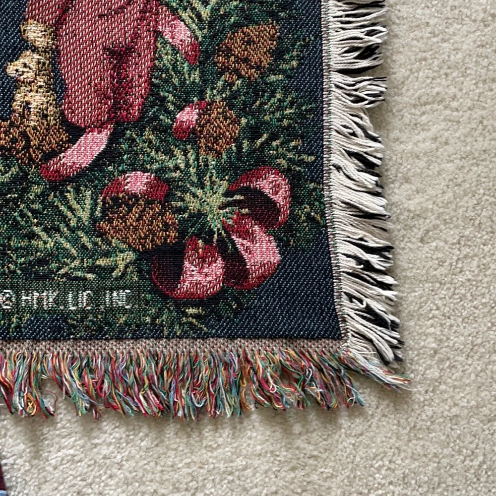 Cherished Teddies Holiday Blanket